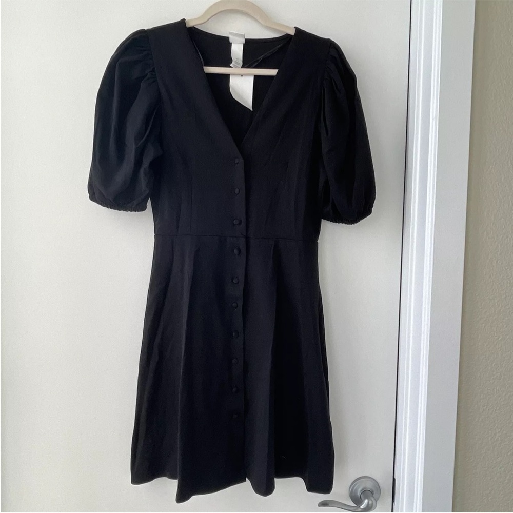 H&M Black Midi Dress